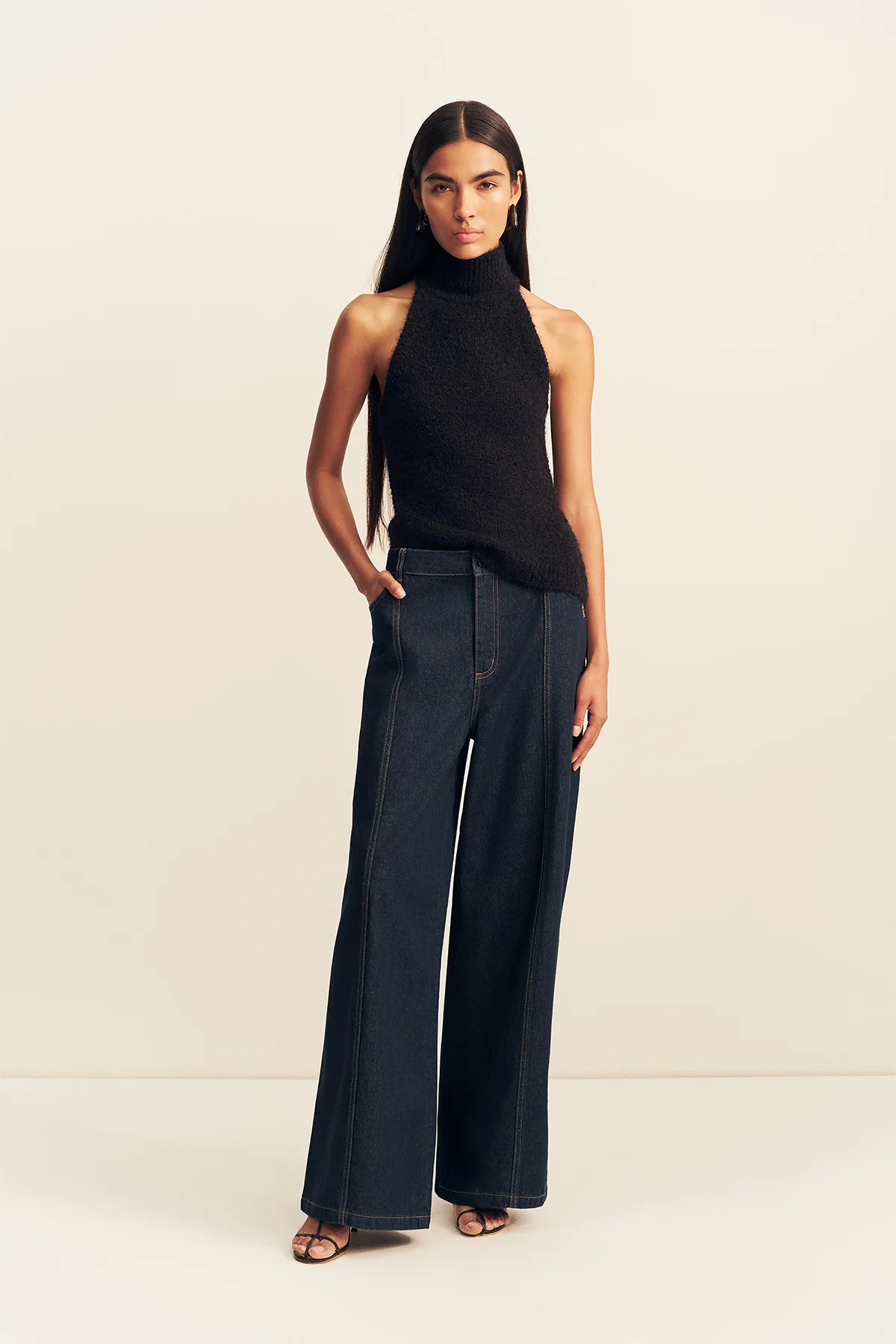 Women's Black Designer Tops